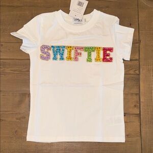Lola & the Boys White SWIFTIE Tee - NWT